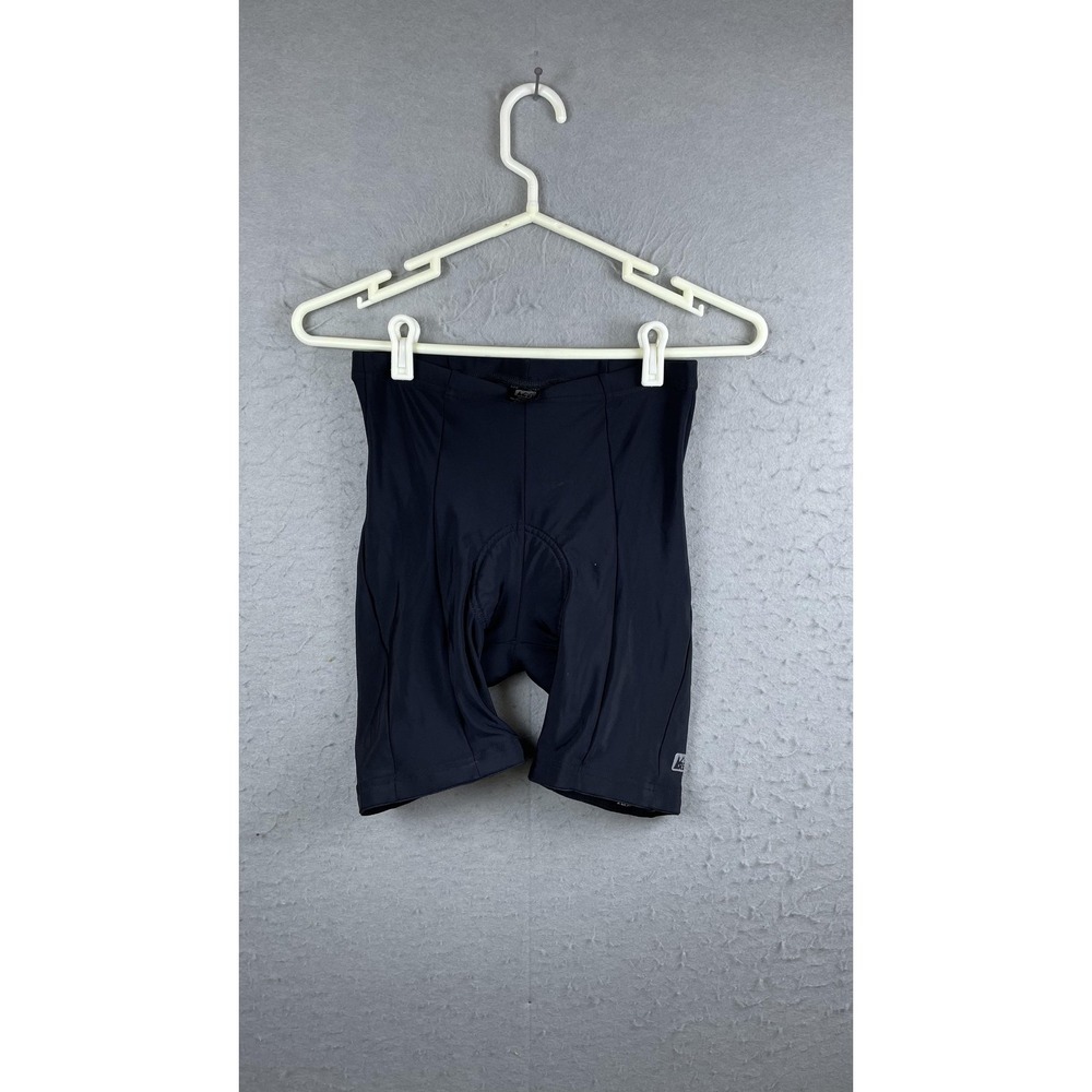 REI Cycling Shorts Mens Small‎ Padded Bike Liner Black Nylon Spandex Made USA
